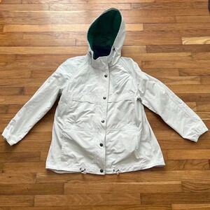 COACH Women's Jacket With Vest White/Blue Size L